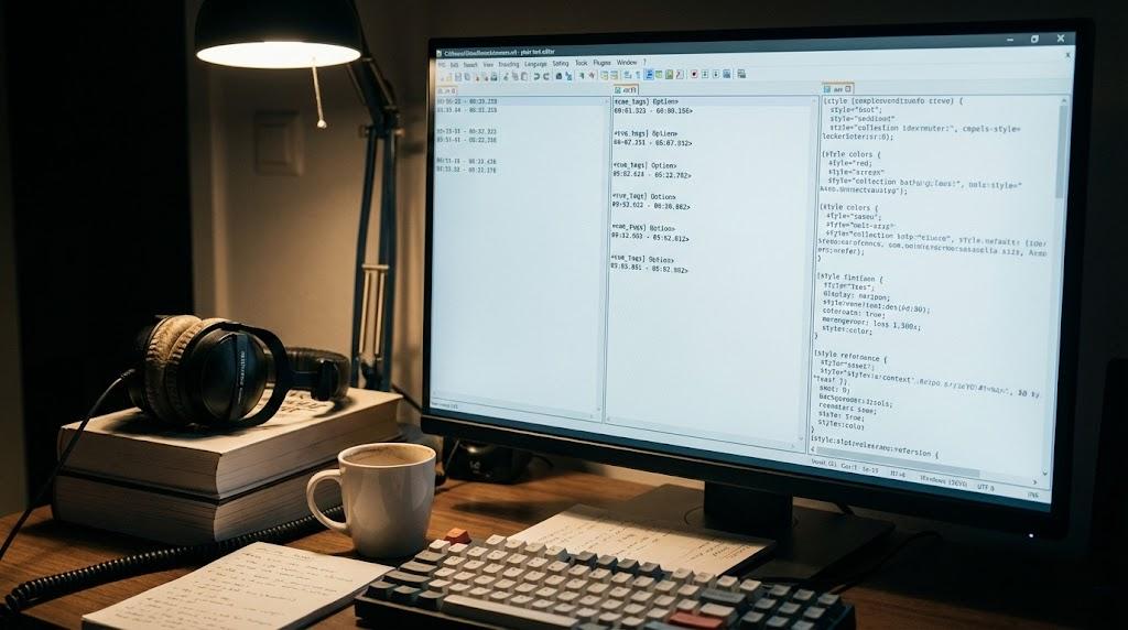 Сравнение форматов субтитров: SRT, VTT и SSA/ASS